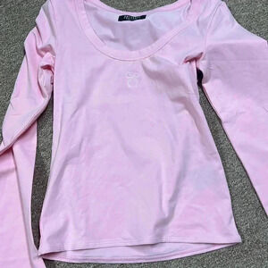 BTL BOW SCOOP  NECK LONGSKREVE T